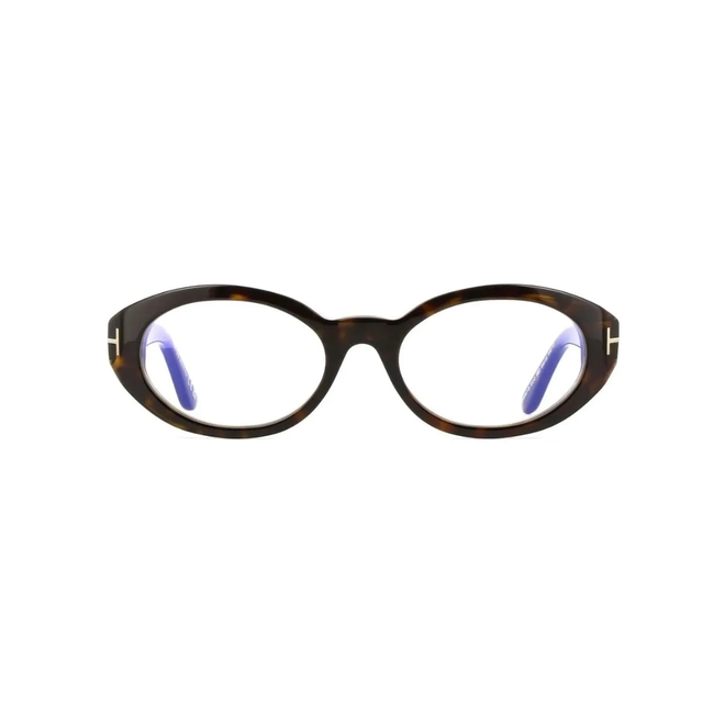 Óculos de Grau Tom Ford FT6067-B_54052 Acetato Marrom Mesclado 2
