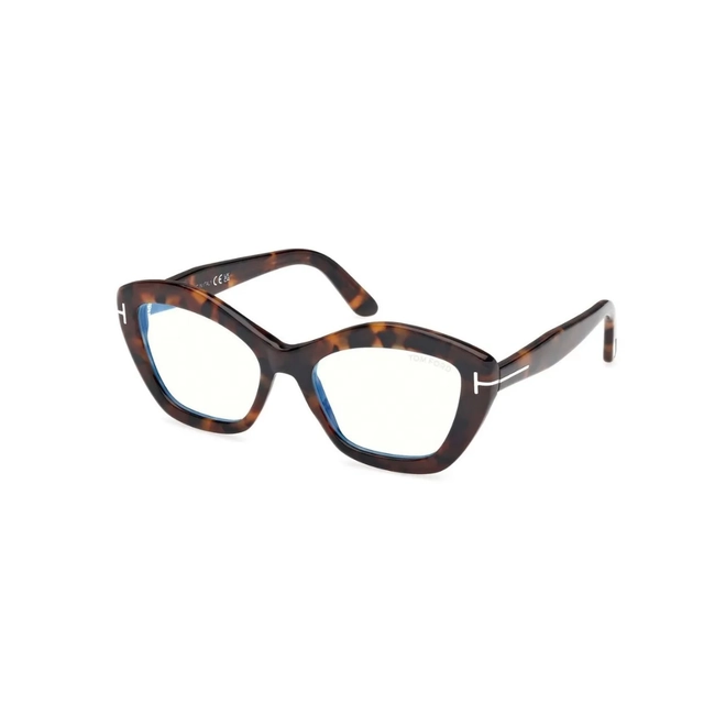 Óculos de Grau Tom Ford FT6044-B_54052 Acetato Marrom Mesclado 1