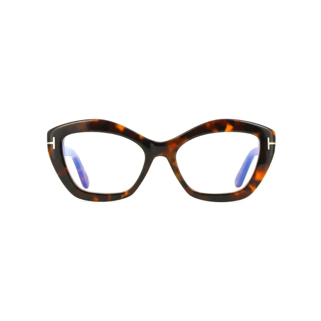 Óculos de Grau Tom Ford FT6044-B_54052 Acetato Marrom Mesclado 2