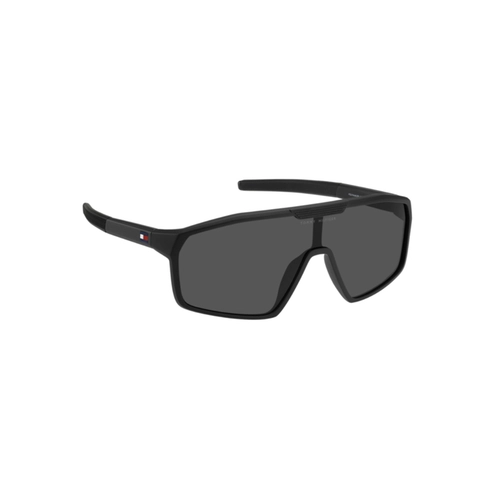 Óculos de Sol Tommy Hilfiger TH 2357/S 003 99IR S Poliamida Preto Fosco com lentes na cor Cinza