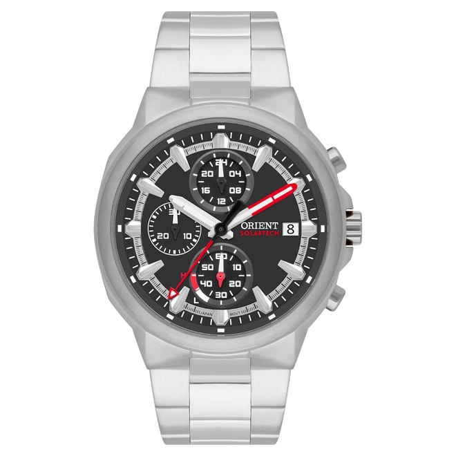 Relógio Orient Solartech Neo Sports Cronógrafo - MBSSC282 P1SX Preto 1