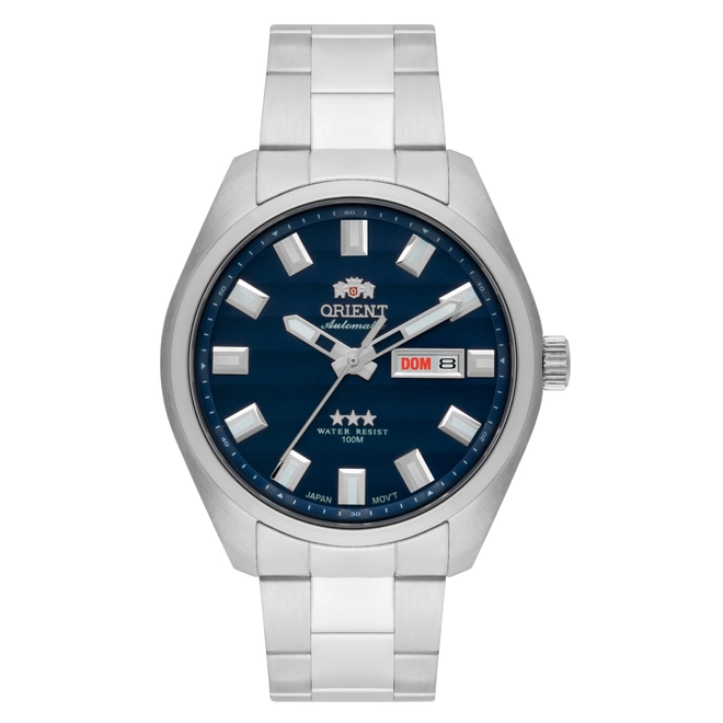 Relógio Orient 3 Estrelas Automático - 469SS076NH D1SX Azul 1