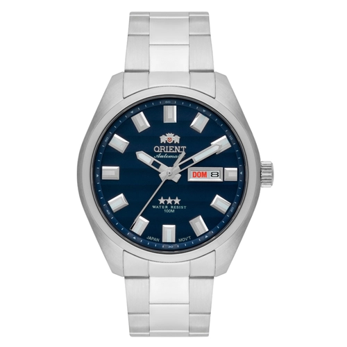 Relógio Orient 3 Estrelas Automático - 469SS076NH D1SX Azul