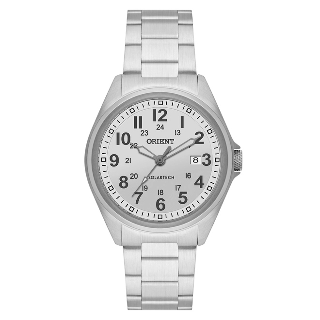 Relógio Orient Solartech Masculino - MBSS1492 B2SX Branco 1
