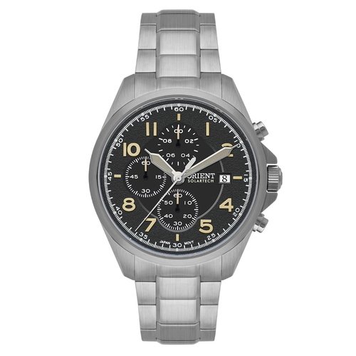 Relógio Orient Solartech Elite Land Cronógrafo - MBSSC302 P2SX Preto