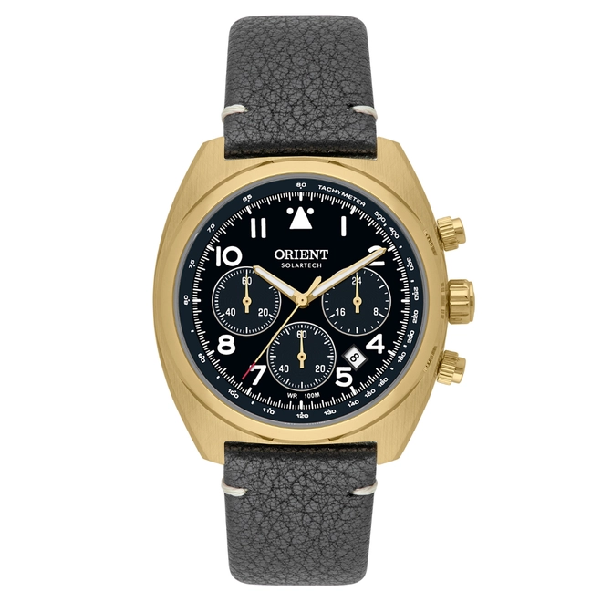 Relógio Orient Solartech Cronógrafo - MGSCC013 P2PX Preto 1