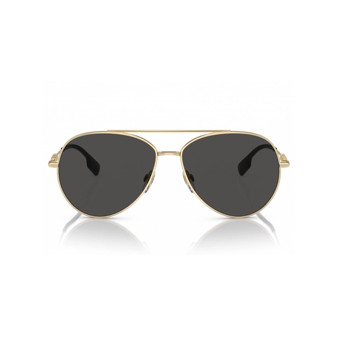 Óculos de Sol Burberry 0BE3147 11098758 Metal Dourado com lentes na cor Cinza Escuro 2