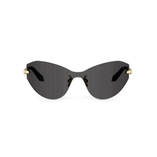 Óculos de Sol Bvlgari BV40080U_0030A Metal Dourado com lentes na cor Fumê 2