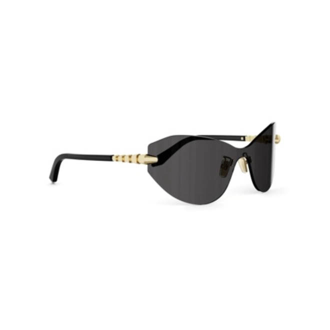 Óculos de Sol Bvlgari BV40080U_0030A Metal Dourado com lentes na cor Fumê 3