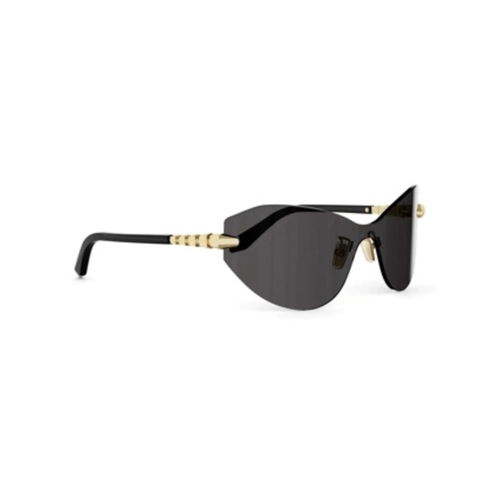 Óculos de Sol Bvlgari BV40080U_0030A Metal Dourado com lentes na cor Fumê