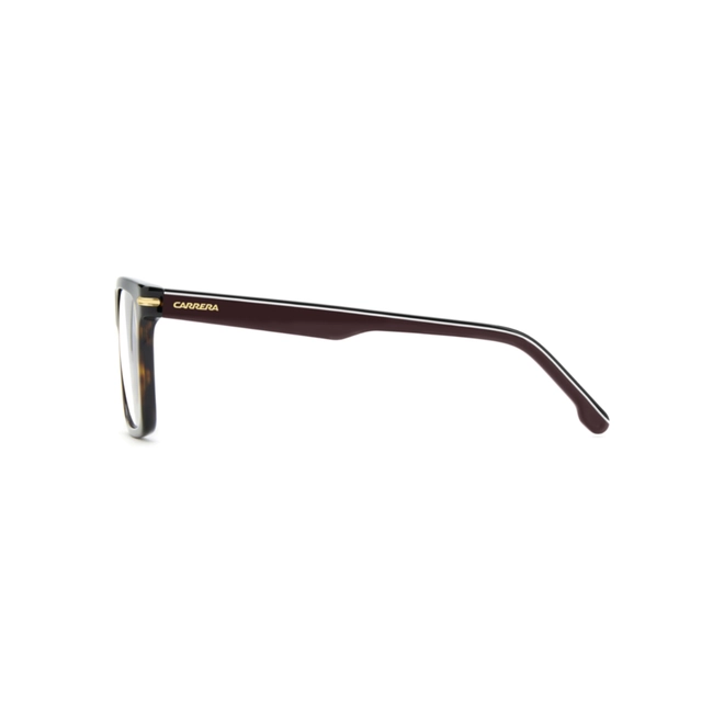 Óculos de Grau Carrera com Clip-On CA 387/C 086 5618 S Acetato Marrom Mesclado com lentes na cor Cinza Polarizado 4