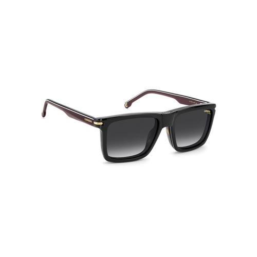 Óculos de Grau Carrera com Clip-On CA 387/C 086 5618 S Acetato Marrom Mesclado com lentes na cor Cinza Polarizado