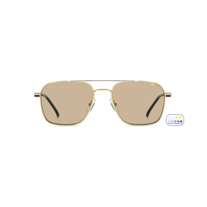 Óculos de Sol CARRERA 379/S NOA 57II S Metal Dourado com lentes na cor Marrom Fotocromático 2