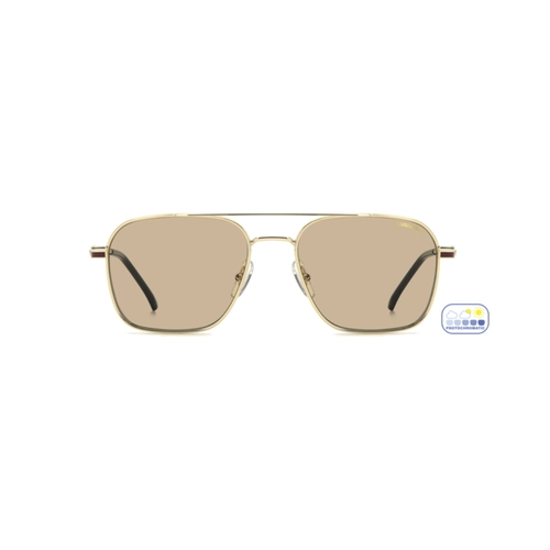 Óculos de Sol CARRERA 379/S NOA 57II S Metal Dourado com lentes na cor Marrom Fotocromático