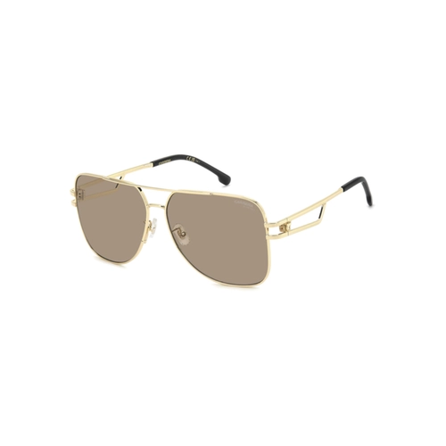 Óculos de Sol CARRERA 3100/S J5G 6370 Metal Dourado com lentes na cor Marrom