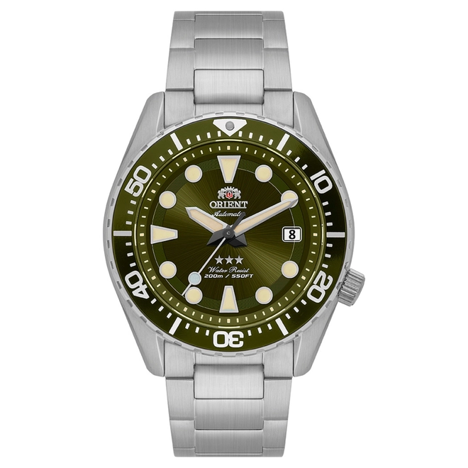 Relógio Orient 3 Stars Sport Sea Automatic - YN6SS011 E1SX Verde 1