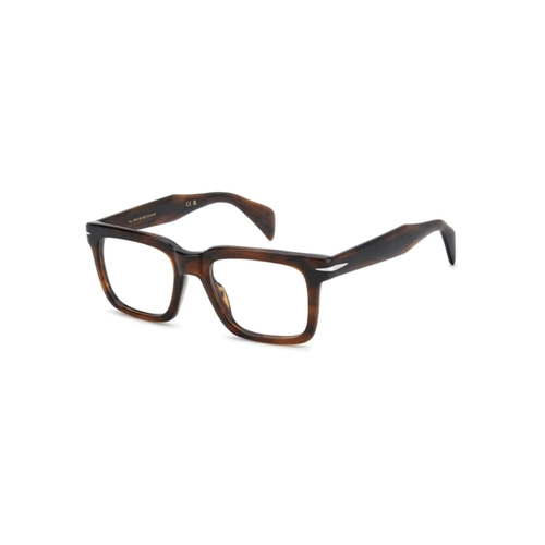 Óculos de Grau David Beckham DB 1237 EX4 5320 Acetato Marrom Mesclado