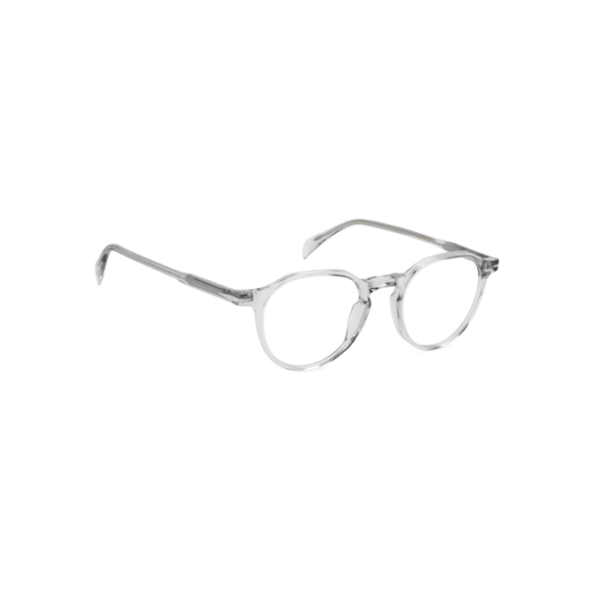 Óculos de Grau David Beckham DB 1230 KB7 4821 Acetato Cinza Transparente 3