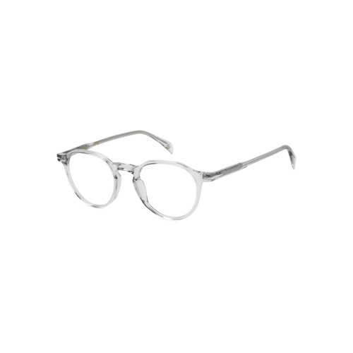 Óculos de Grau David Beckham DB 1230 KB7 4821 Acetato Cinza Transparente