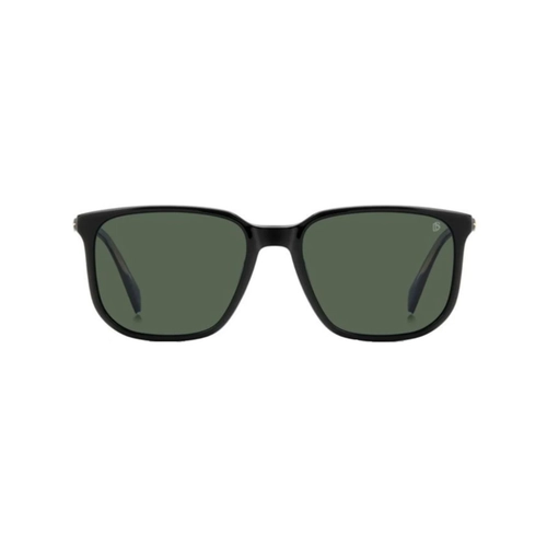 Óculos de Grau David Beckham DB 1210/C 807 5518 Acetato Preto com Clip-On na cor Verde Polarizado