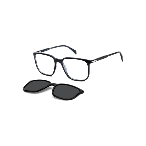 Óculos de Grau David Beckham DB 1210/C 88M 5518 Acetato Preto com lentes na cor Cinza