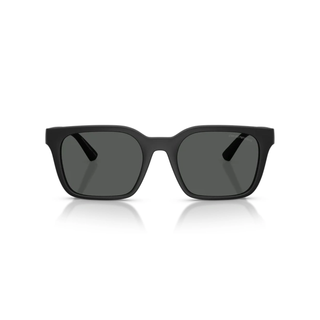 Óculos de Sol Emporio Armani 0EA4269 50098754 Acetato Preto Fosco com lentes na cor Cinza Escuro 2