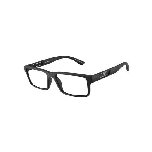 Óculos de Grau Emporio Armani 0EA3278 5001 55 Acetato Preto Fosco