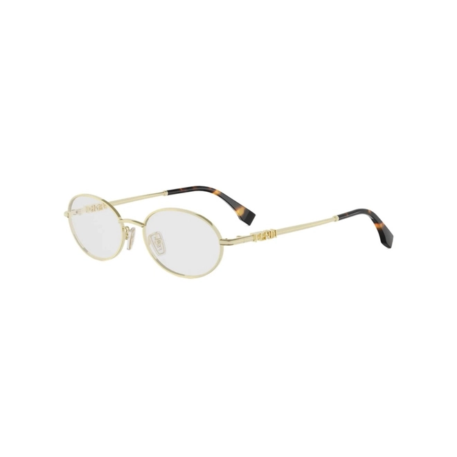 Óculos de Grau Fendi FE50140U_52030 Metal Dourado 1