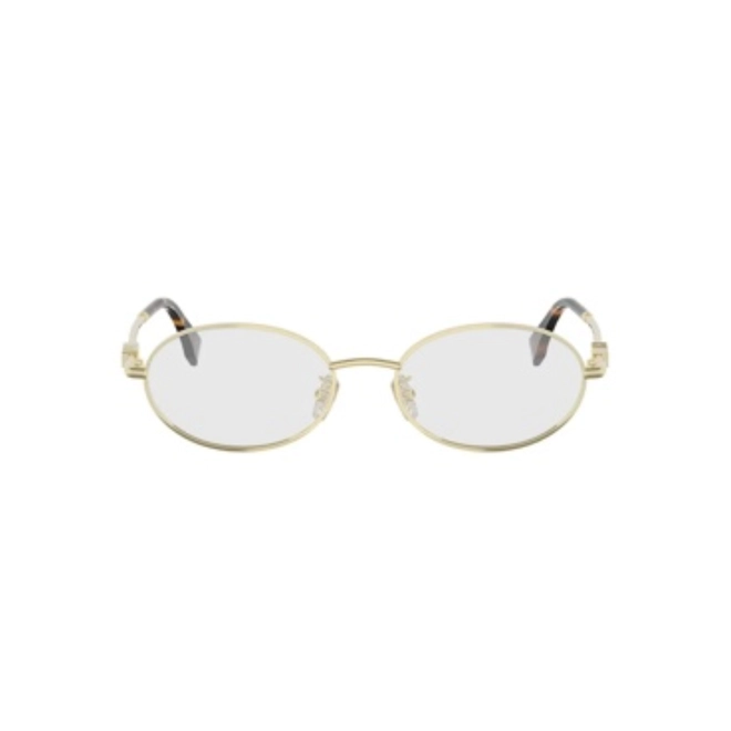 Óculos de Grau Fendi FE50140U_52030 Metal Dourado 2