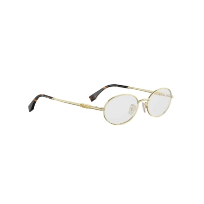 Óculos de Grau Fendi FE50140U_52030 Metal Dourado 3