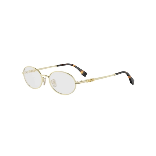 Óculos de Grau Fendi FE50140U_52030 Metal Dourado