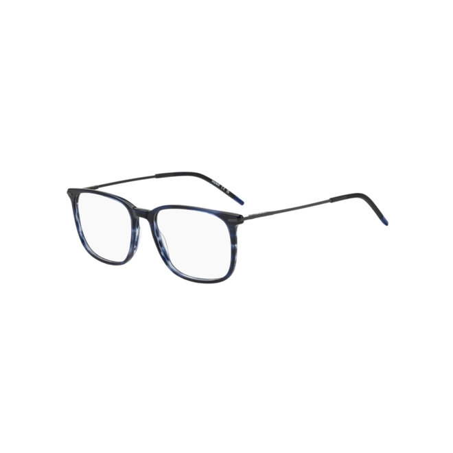 Óculos de Grau Hugo Boss HG 1407 38I 5618 Acetato Azul Mesclado 1