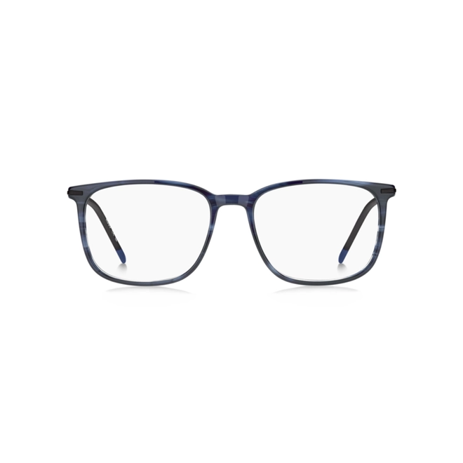 Óculos de Grau Hugo Boss HG 1407 38I 5618 Acetato Azul Mesclado 2