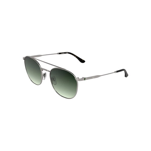 Óculos de Sol Lacoste L281S 033 55 Metal Cinza com lentes na cor Verde Degradê