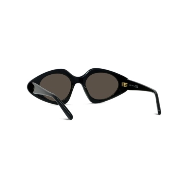 Óculos de Sol Loewe LW40185I_5001E Acetato Preto com lentes na cor Cinza 5