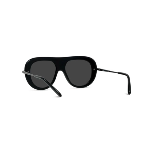 Óculos de Sol Loewe LW40186I_5201A Acetato Preto com lentes na cor Cinza