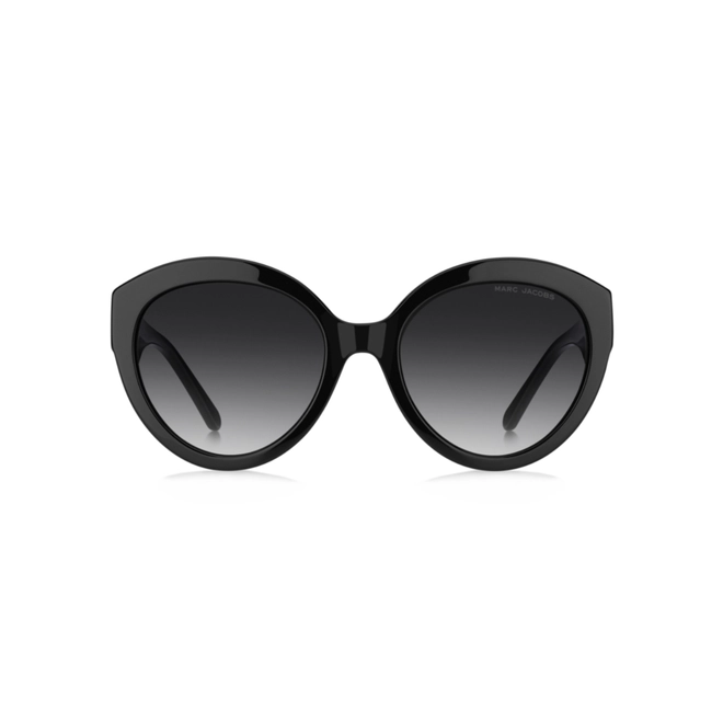 Óculos de Sol Marc Jacobs MARC 882/S 807 569O Acetato Preto com lentes na cor Cinza Degradê 2