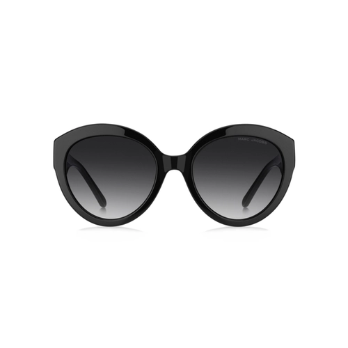 Óculos de Sol Marc Jacobs MARC 882/S 807 569O Acetato Preto com lentes na cor Cinza Degradê