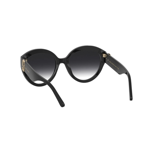 Óculos de Sol Marc Jacobs MARC 882/S 807 569O Acetato Preto com lentes na cor Cinza Degradê