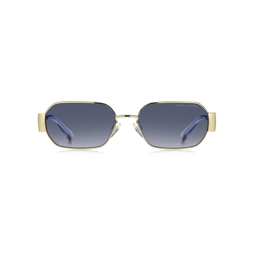 Óculos de Sol Marc Jacobs MARC 890/S LKS 5608 Metal Dourado com lentes na cor Azul Degradê