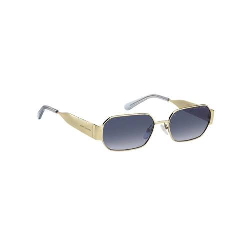Óculos de Sol Marc Jacobs MARC 890/S LKS 5608 Metal Dourado com lentes na cor Azul Degradê