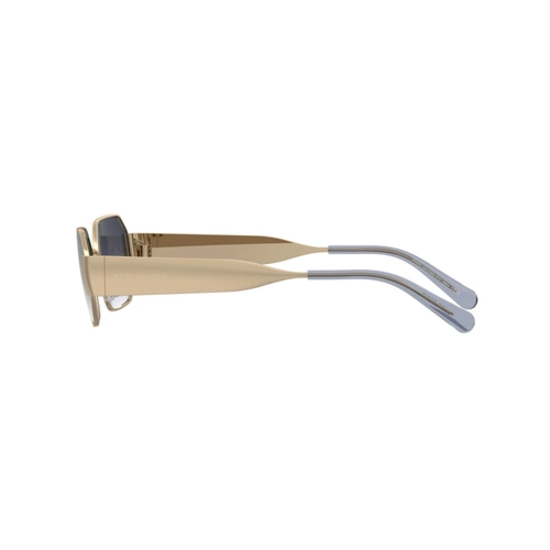 Óculos de Sol Marc Jacobs MARC 890/S LKS 5608 Metal Dourado com lentes na cor Azul Degradê