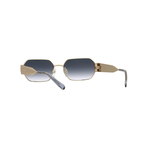 Óculos de Sol Marc Jacobs MARC 890/S LKS 5608 Metal Dourado com lentes na cor Azul Degradê