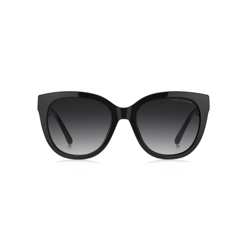 Óculos de Sol Marc Jacobs MARC 885/S 807 549O Acetato Preto com lentes na cor Cinza Degradê