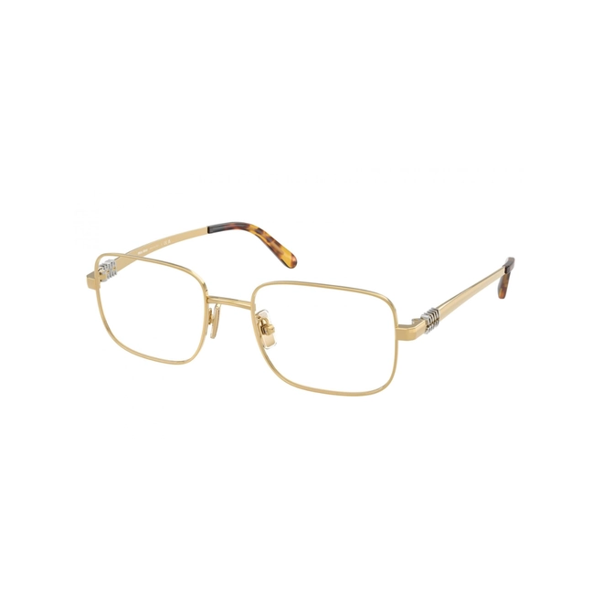 Óculos de Grau Miu Miu 0MU 51ZV 5AK1O152 Metal Dourado Polido 1