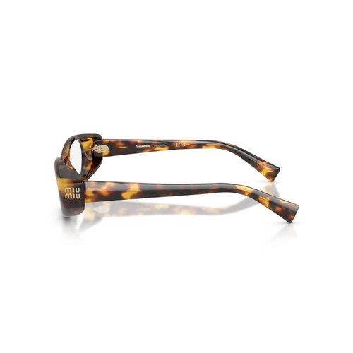Óculos de Grau Miu Miu 0MU 03ZV 14L1O155 Acetato Marrom Mesclado Polido