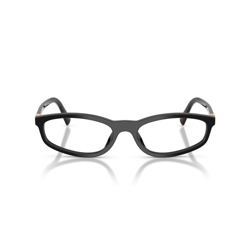 Óculos de Grau Miu Miu 0MU 01ZV 16K1O154 Acetato Preto Polido