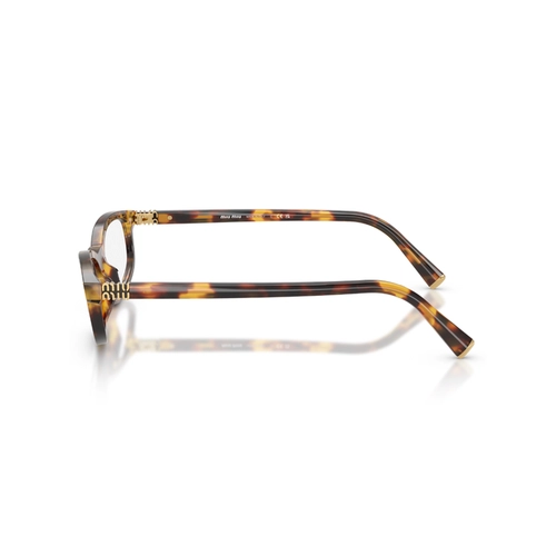 Óculos de Grau Miu Miu 0MU 01ZV 14L1O154 Acetato Marrom Mesclado Polido