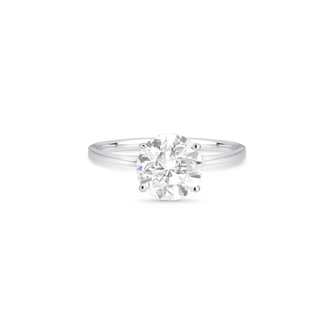 Anel Selection Solitário ouro branco 18k com 201pts de Diamantes 2