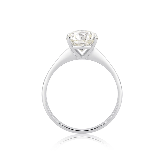 Anel Selection Solitário ouro branco 18k com 201pts de Diamantes 3